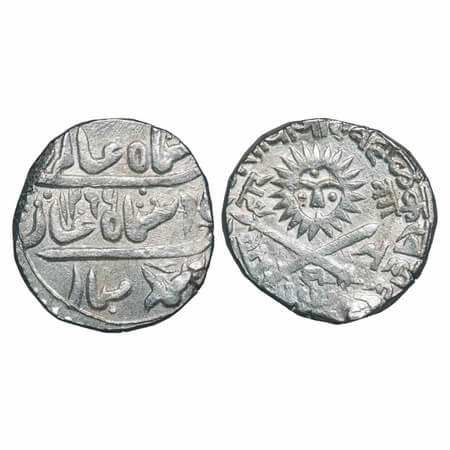 Indore, Silver Rupee, 11.20g, Tukoji Rao II (AH 1261-1304 / VS 1960-1983 / 1903-1926 AD), 