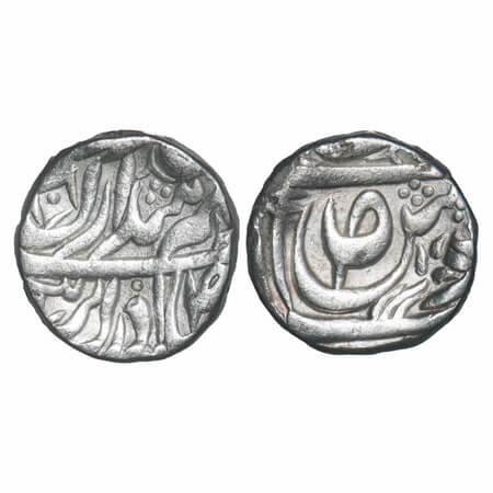Patiala, Silver Rupee, 10.94g, Ajit Singh, (CA. 1845) (Sahrind mint), (refer SS204D & 207 