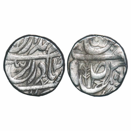 Patiala, Silver Rupee, 11.00g, Narindar Singh (VS 1902-1919 / 1845 -1862 AD ), INO Ahmad S