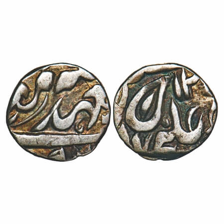 Tonk, Silver 1/8 Rupee, 1.34g, Muhammad Ibrahim Ali Khan (AH 1284-1349 / 1868-1930AD), INO
