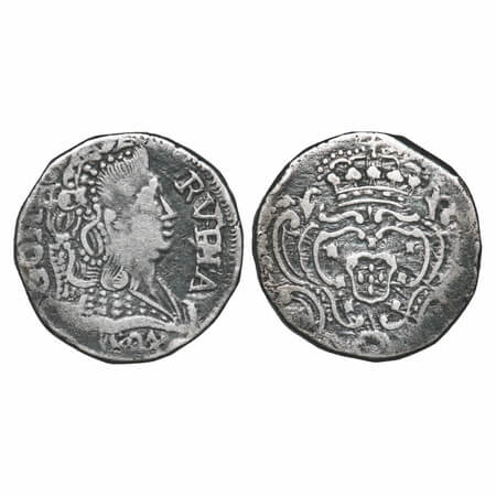Indo Portuguese, Silver Rupia (600 Reis), 10.87g, D.Maria I (1788-1799 AD), Goa issue, 180