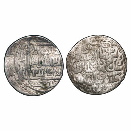 Mongol States, Timurid Dynasty, Silver Tanka, 5.02g, Shahrukh Mirza (1405-1447 AD), Yazd M