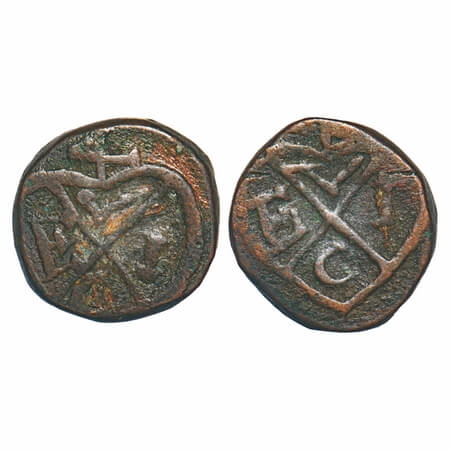 Bombay Presidency, Copper Later Pice, 10.61g, Broach Mint, Both side balemark of Eic. Paul