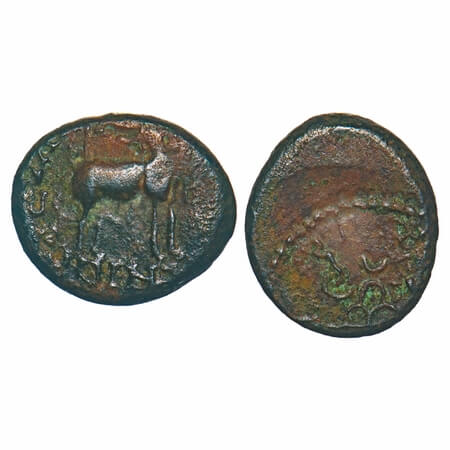 Western Kshatrapas, Kardamaka Family, Rudrasimha I, son of Rudradaman I, as Mahakshatrapa,