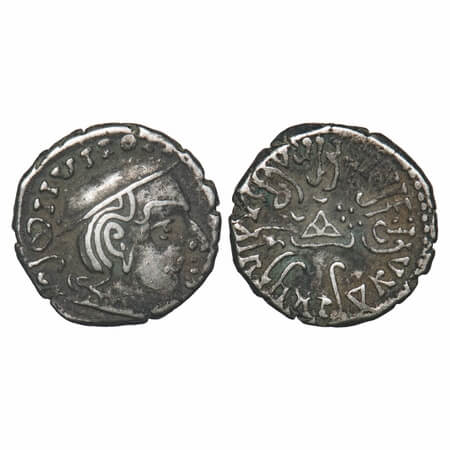 Western Kshatrapas, Kardamaka Family, Rudrasena II, son of Viradaman, as Mahakshatrapa, SE