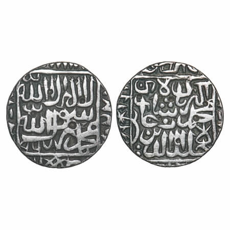 Akbar, Silver Rupee, 11.19g, Shergarh Mint, Kalima type, AH 967. KM 80.17. Very Fine, Rare