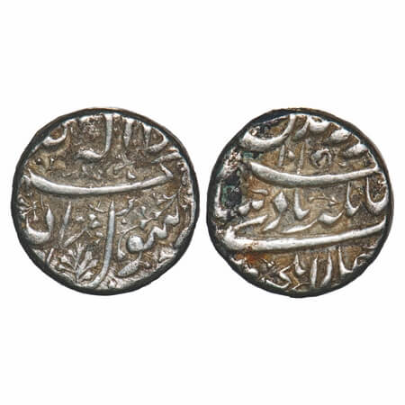 Jahangir, Silver Rupee, 11.32g, Elichpur Mint, AH 1015. Mint and complete date visible. KM