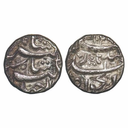 Jahangir, Silver Rupee, 11.23g, Qandahar Mint, AH 102(7)/15 RY. KM 142.2. Toned Very Fine+