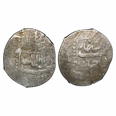 Shahjahan, Silver Shahrukhi (Mithqal/Misqal), 4.41g, (Balkh Mint without mint-name & date)
