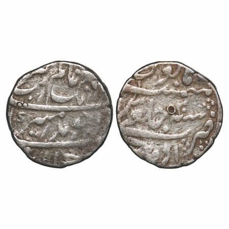 Aurangzeb, Silver Rupee, 11.46g, Adoni Mint, 30 RY. KM unlisted, About Very Fine. Extremel