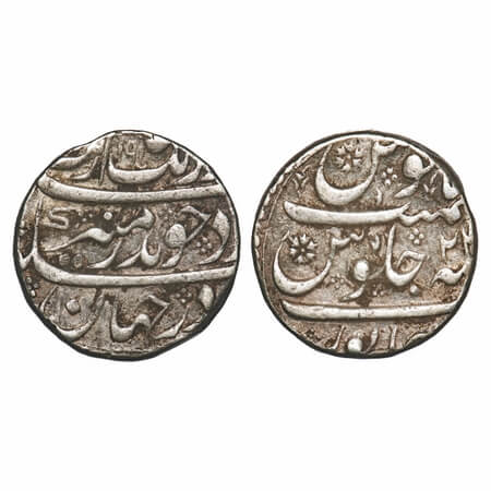 Aurangzeb, Silver Rupee, 11.49g, Bijapur Mint (without mint epithet), error date AH 1091 (