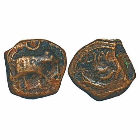 Nawabs of Cuddapah, Vassals of Tipu Sultan, Copper 1/4 Paisa, 2.34g, Kharpa (Cuddapah) Min
