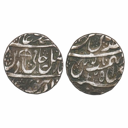 Rohilkhand, Silver Rupee, 11.06g, Faizullah Khan, Qasbah Panipat Mint, INO Shah Alam II, A