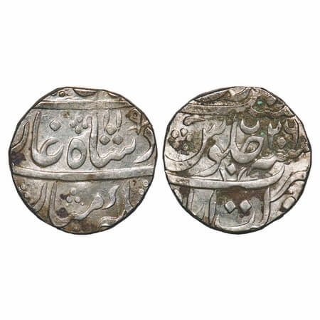 Hyderabad, Silver Rupee, 11.14g, Nizam Ali Khan (AH 1175-1218 / 1761-1803 AD), Daulatabad 