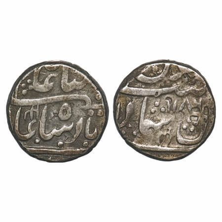 Hyderabad Feudatories - Narayanpett, Silver Rupee, 11.05g, Dilshadabad Mint, AH 1186, INO 