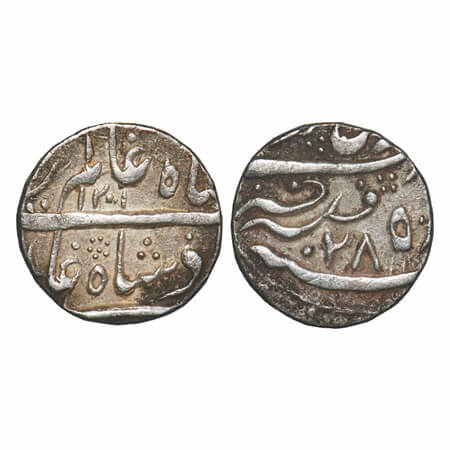 Jodhpur, Silver Rupee, 11.21g, Baldat Merta Mint, INO Shah Alam II, AH 1201/28 RY. J.Linge