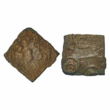 Pre-Satavahana, Satyabhadra (c. 200 BC), Bhadra Dynasty Vidarbha region (Paoni area), Copp