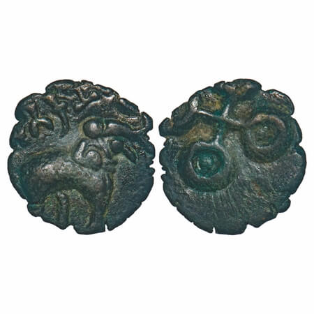 Satavahanas, Siri Satakarni, Tarhala type, Vidarbha Region, Potin Unit, 2.92g, 18.56x17.67