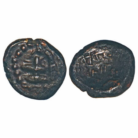 Post Vijayanagar, Local Polygars, Subburaya, (17-18c AD), Copper Kasu, 2.00g, 11.47x11.91 