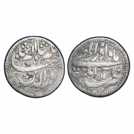 Jahangir, Silver Rupee, 11.17g, Ahmadanagar mint (mint name spelled with extra Alif as Ahm