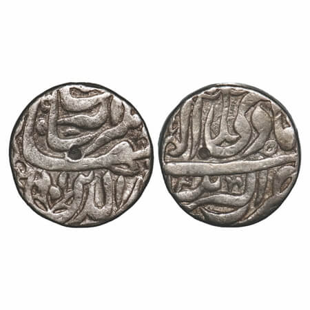 Jahangir, Silver Rupee, 11.28g, Akbarnagar Mint, 12 RY, Month 'Di'. KM 145.4 type. Very Fi