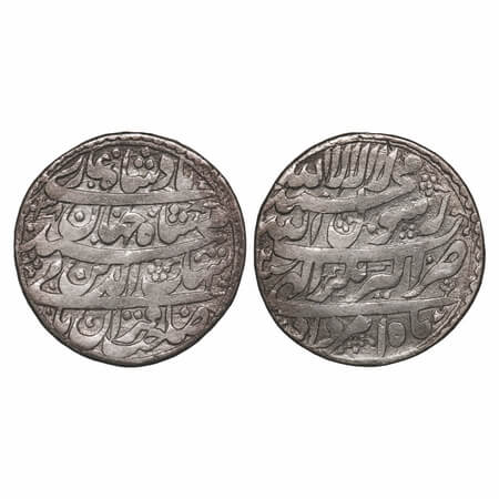 Shah Jahan I, Silver Rupee, 11.02g, Akbarnagar Mint, Month 'Amardad', AH 1038/2 RY. Broad 
