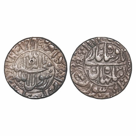 Shah Jahan I, Silver Rupee, 11.43g, Surat Mint, AH 1068/31 RY, name of four caliphs and ka