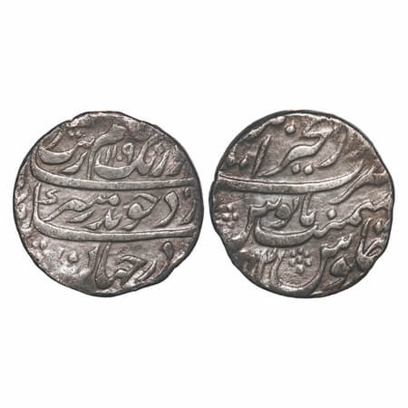 Aurangzeb, Silver Rupee, 11.34g, Dar ul Khair Ajmer Mint, AH 1109/42 RY. KM 300.5. Toned V