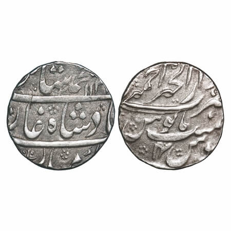 Muhammad Shah, Silver Rupee, 11.52g, Dar ul Khair Ajmer Mint, AH 113(4)/4 RY. KM 436.2. Ve