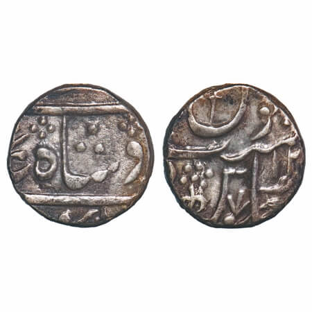 Maratha Confederacy, Silver Rupee, 11.12g, Vaphgaon Mint unseen, 12 RY, INO Shah Alam II, 