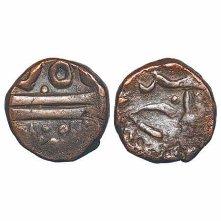 Nagpur Bhonsla Rajas, Copper Paisa, 13.26g, Raghuji II (AH 1186-1231/1772-1816 AD), Nagpur