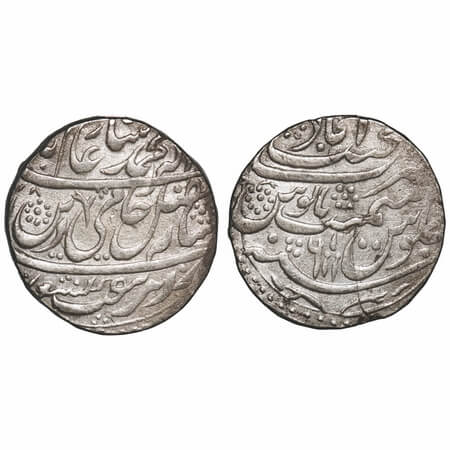Rohilkhand, Silver Rupee, 11.30g, Najibabad Mint, INO Shah Alam II, AH (11)78/6 RY, with D