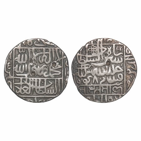 Delhi Sultanate, Silver Tanka, 11.22g, Sher Shah Suri (AH 945-952 / 1538-1545 AD), Probabl