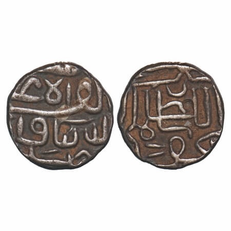 Gujarat Sultanate, Silver 1/4 Tanka, 2.97g, Nasir Al Din Mahmud I (AH 862/3-917 / 1458/9-1