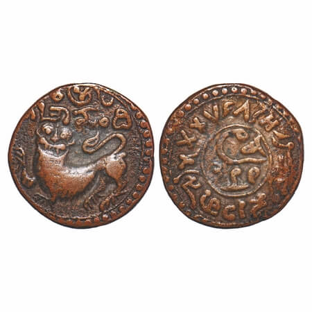 Mysore, Copper 25 Cash, 10.55g, Dewan Purnaiya (AH 1214-1225/1799-1810 AD), ND type (1799-