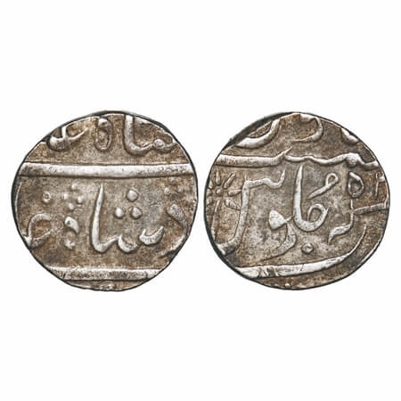 Bombay Presidency, Silver Rupee, 11.61g, Surat Mint, INO Shah Alam II, 52 RY, INO Shah Ala