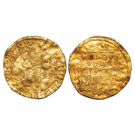 Netherland - Kampen, Gold Ducat, 3.24g, (0.9860 gold), Ferdinand III, 1759. KM 44. About V