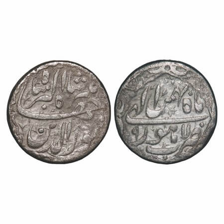 Jahangir, Silver Rupee, 11.10g, Lahore Mint, Ilahi month 'Bahman', 9 RY, ornamental type. 