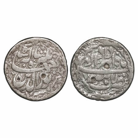 Jahangir, Silver Rupee, 10.95g, Lahore Mint, 7 RY, Month 'Amardad', with ornamental border
