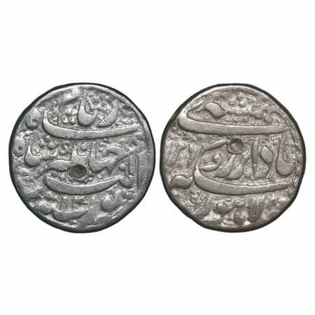 Jahangir, Silver Rupee, 11.23g, Lahore Mint, 'Hamesha' couplet, AH 1026/12 RY, with flower
