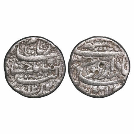 Jahangir, Silver Rupee, 11.25g, Lahore Mint, 'Hamesha' couplet, AH 1029/14 RY, with flower