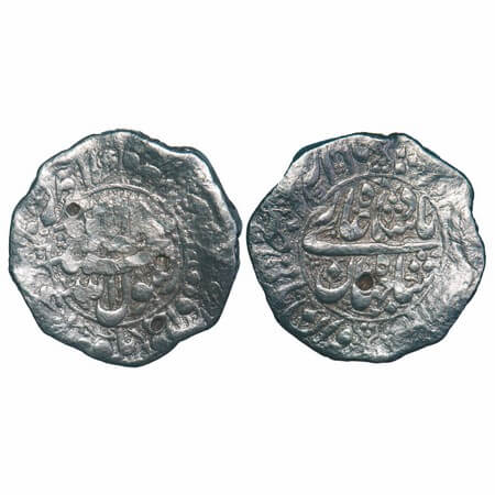 Shah Jahan I, Silver Rupee, 11.27g, Dar ul khilafat Akbarabad Mint, AH 1047, legend within