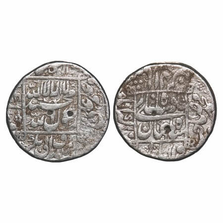Shah Jahan I, Silver Rupee, 11.40g, Akbarabad Mint, AH 1042/5 RY, legends in square area, 