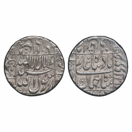 Shah Jahan I, Silver Rupee, 11.47g, Daulatabad Mint, AH 1057/21 RY, mint name on rev right