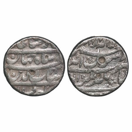 Shah Jahan I, Silver Rupee, 11.20g, Jahangirnagar Mint, 11 RY on reverse, legends in four 