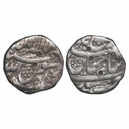 Shah Jahan I, Silver Rupee, 11.28g, Surat Mint, AH (1037)/(Ahd) 1 (numeral 1 seen), Raijba