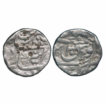 Aurangzeb, Silver Rupee, 11.46g, Akbarnagar Mint, 30 RY, Mehr e Munir type. KM 300.7. Very