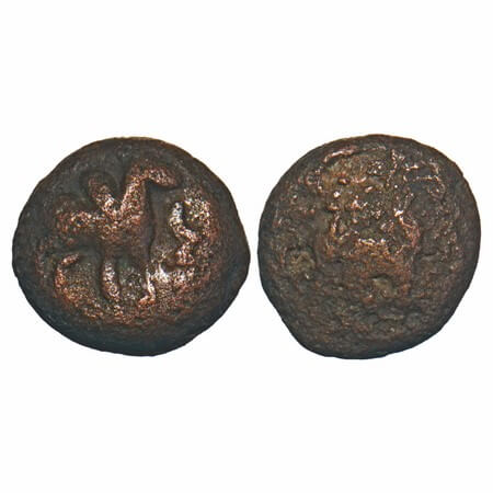Post Mauryan, Ancient Vidarbha region of Maharashtra, uninscribed die-struck local coinage