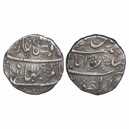 Shah Alam Bahadur (AH 1119-1124/1707-1712 AD), Silver Rupee, 11.33g, Dar ul Jihad Haidarab