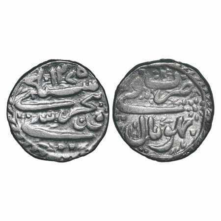 Bhopal, Silver Rupee, 10.84g, Sikandar Jahan Begum (AH 1261-1285 / 1844-1868 AD), Bhopal M